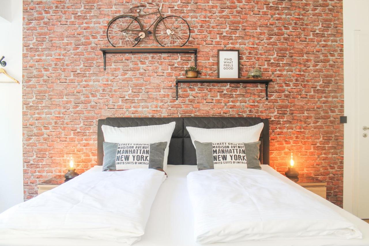 New York Apartment - Fuer Freunde & Familien, Stadtnah, Parkplatz, E-Ladestation, Gitterbox Fuer Fahrraeder, Fitnessstudio, Digitale Gaestemappe Mit Restaurant- Und Unternehmenstipps Κόμπλεντς Εξωτερικό φωτογραφία